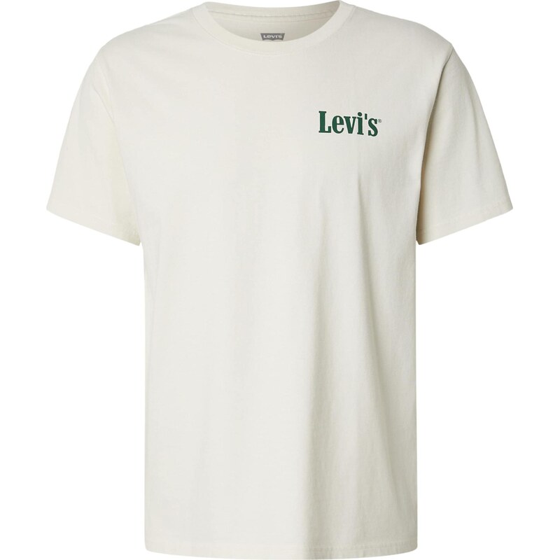 LEVIS Tričko jedľová / biela 67318383