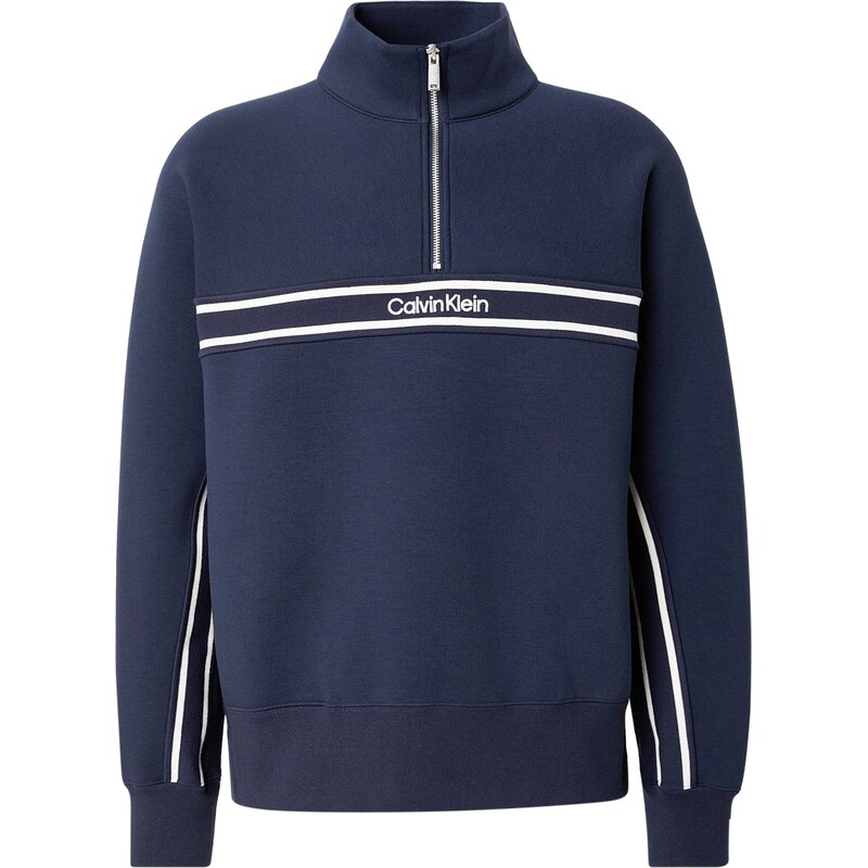 Calvin Klein Jeans Mikina tmavomodrá / biela 67318394