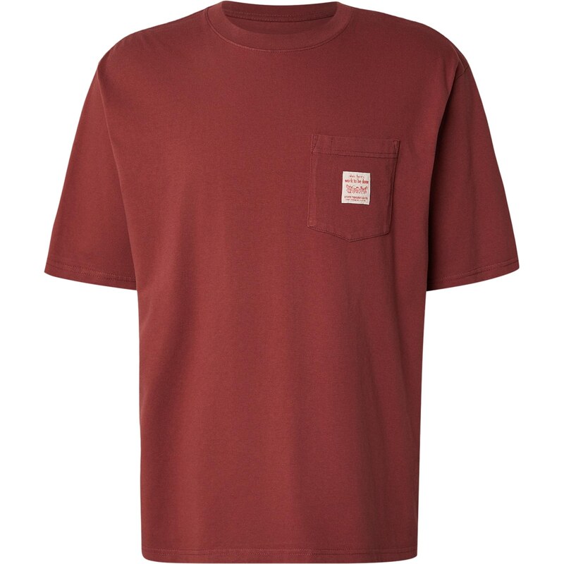 LEVIS Tričko WORKWEAR tmavočervená 67318405