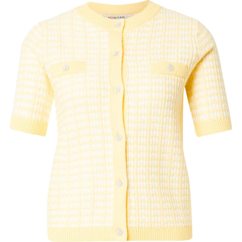 Morgan Kardigán 251-MORESA svetložltá / biela 67318426