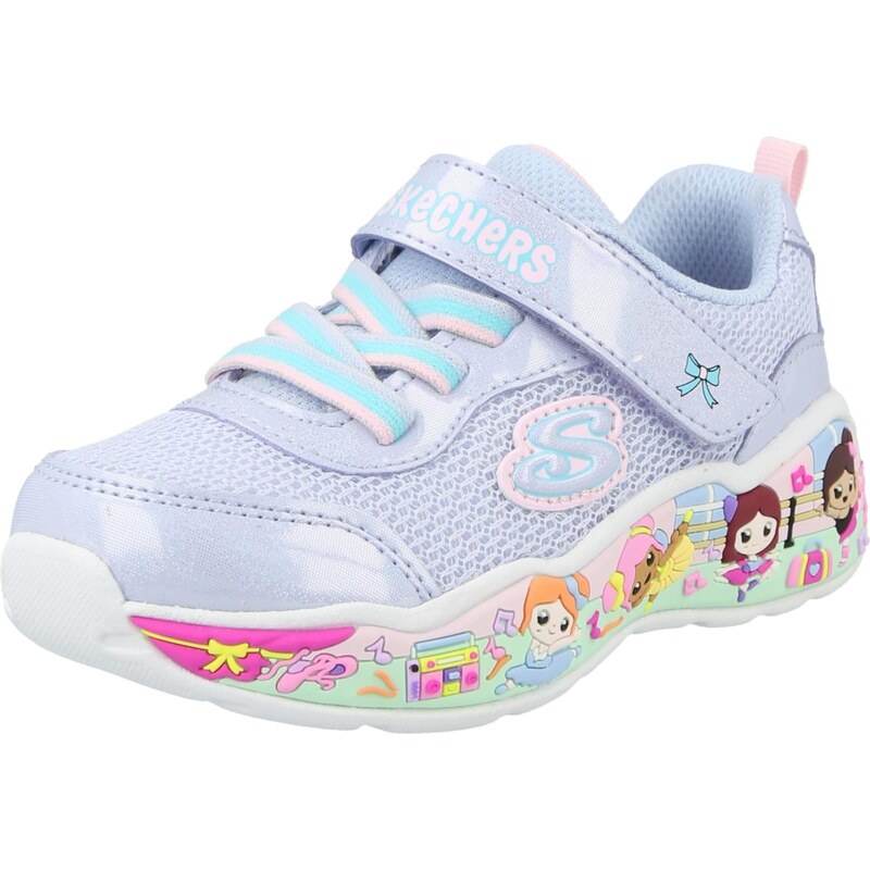 SKECHERS Tenisky Play Scene - Fun Squad tyrkysová / žltá / pastelovo 67318451