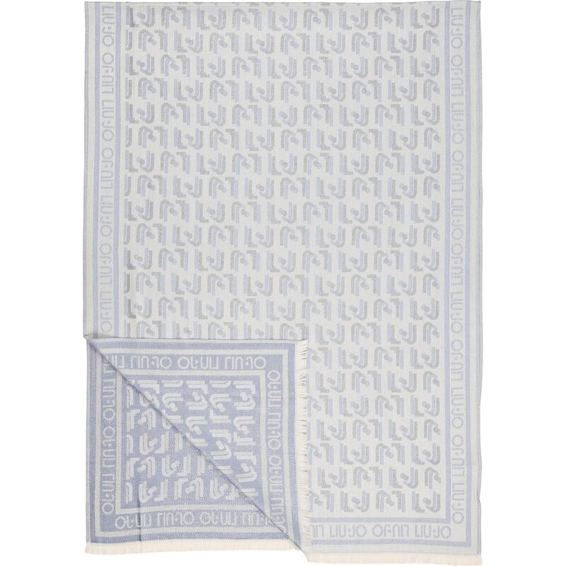 Liu Jo Šál svetlomodrá / sivá / biela 67318545