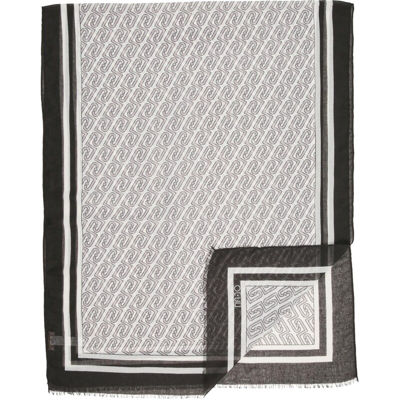 Liu Jo Šál svetlosivá / čierna 67318561