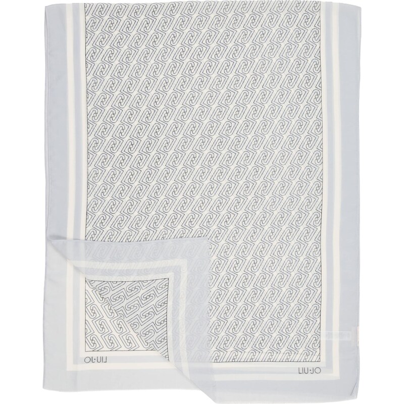 Liu Jo Šál modrosivá / čierna / prírodná biela 67318565