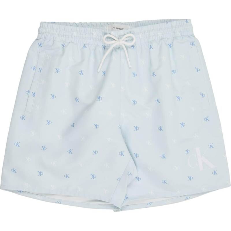 Calvin Klein Swimwear Plavecké šortky opálová / pastelovo modrá / 67318597
