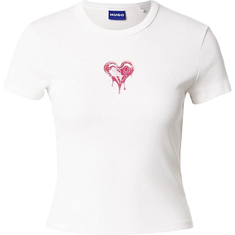 HUGO Tričko Dever béžová / ružová 67318595