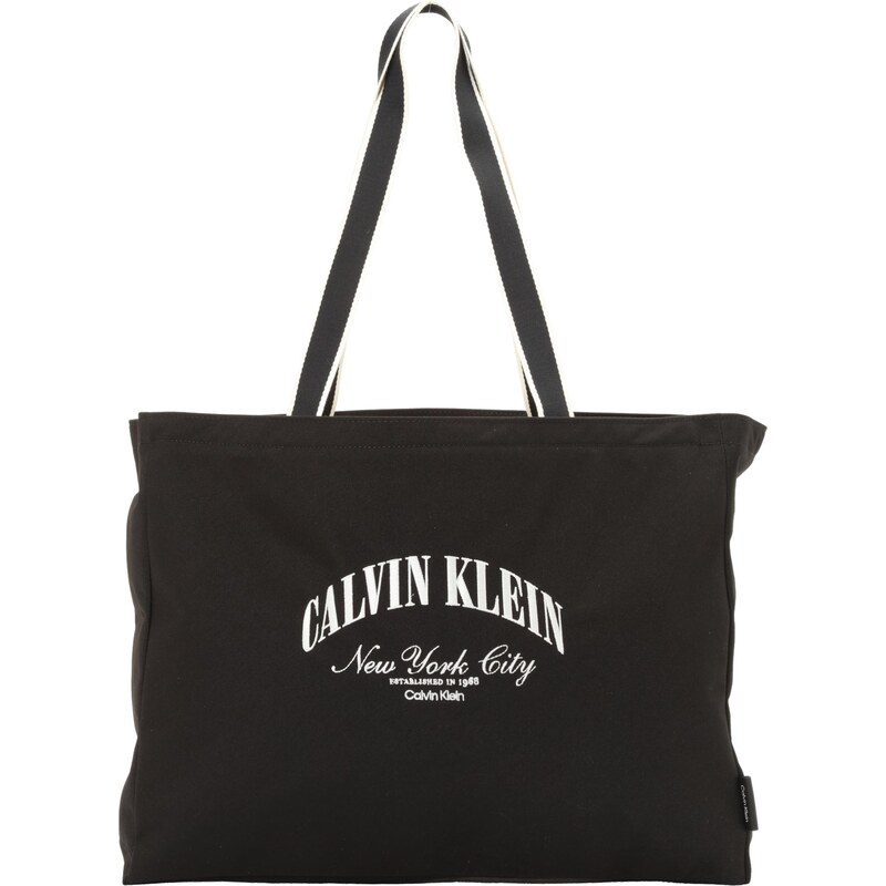 Calvin Klein Shopper čierna / biela 67318620
