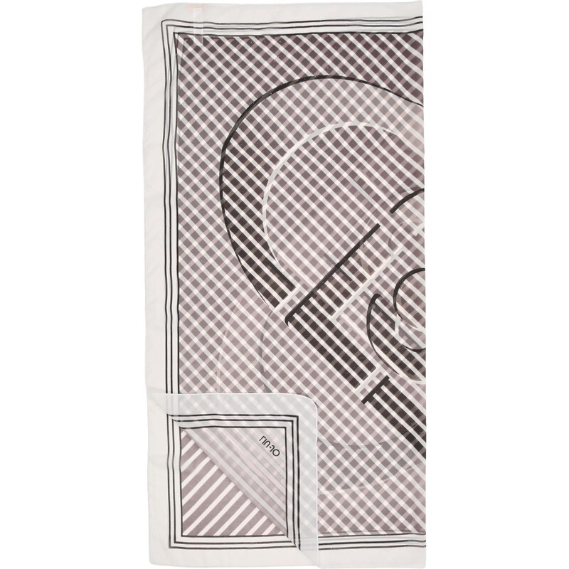 Liu Jo Šatka ECS krémová / čierna 67318635