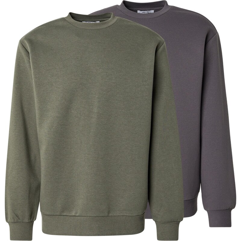 ABOUT YOU Mikina Davin kamenná / kaki 67318653