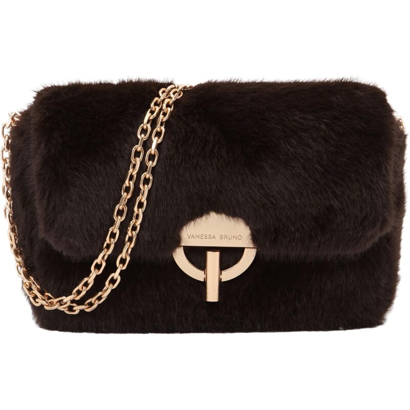 Vanessa Bruno Taška cez rameno MOON MOYEN čokoládová 67318640