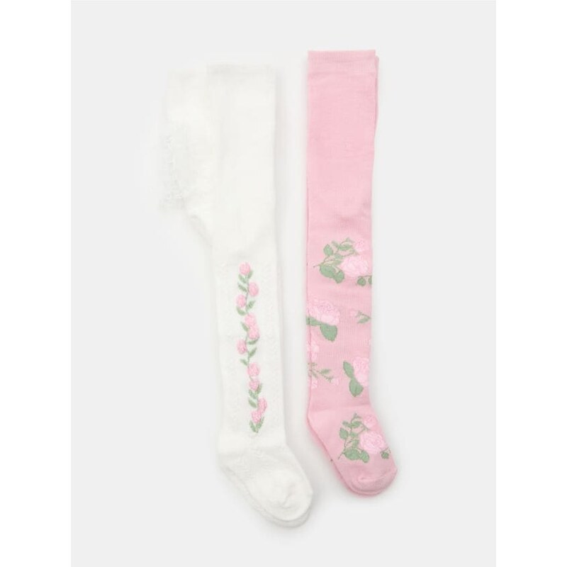 Sinsay - Súprava 2 pančúch - viacfarebná 67314807