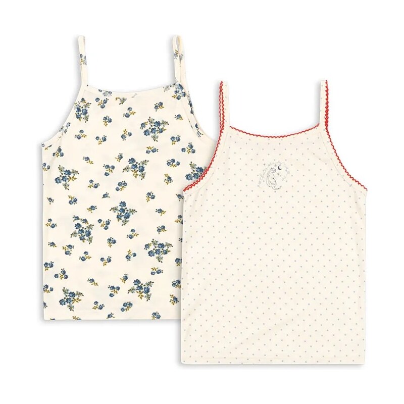 Detský top Konges Sløjd MIMMI MODAL STRAP TOPS 2-pak 67314819