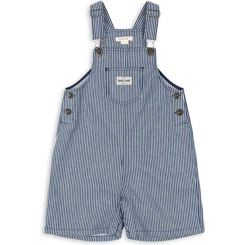 Detské nohavice na traky Konges Sløjd LUC OVERALLS GOTS 67314830