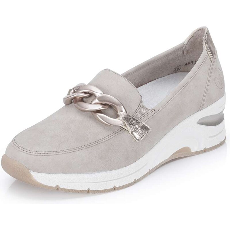 Dámske mokasíny RIEKER N9350-62 béžová S6 67316167