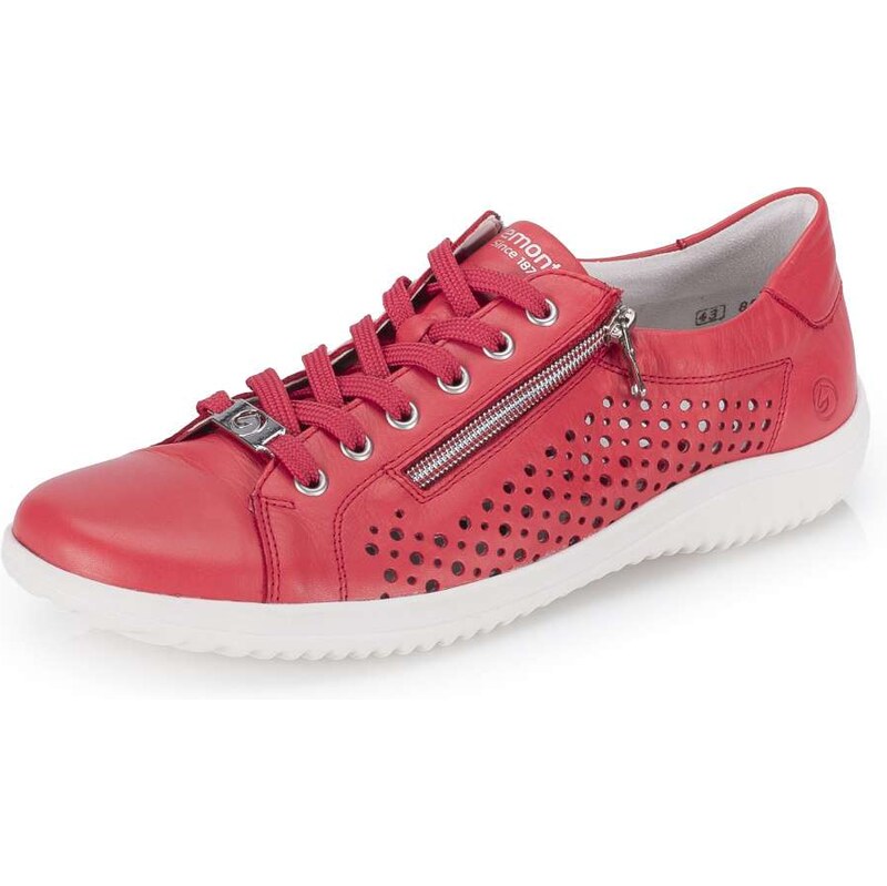 RIEKER Dámske tenisky REMONTE D1E08-33 červená S6 67316170