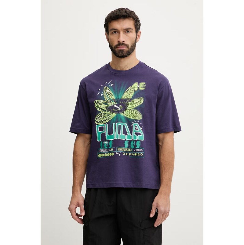 Bavlnené tričko Puma GRAPHIC 67320479