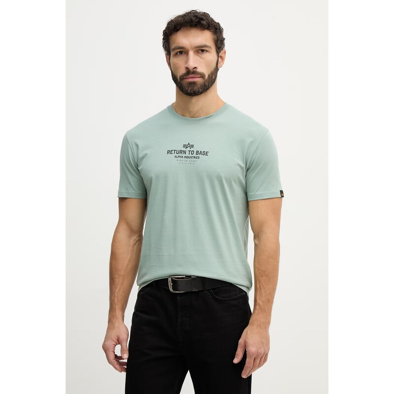 Bavlnené tričko Alpha Industries Return To Base 67320472