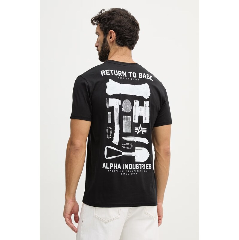 Bavlnené tričko Alpha Industries Return To Base 67320470