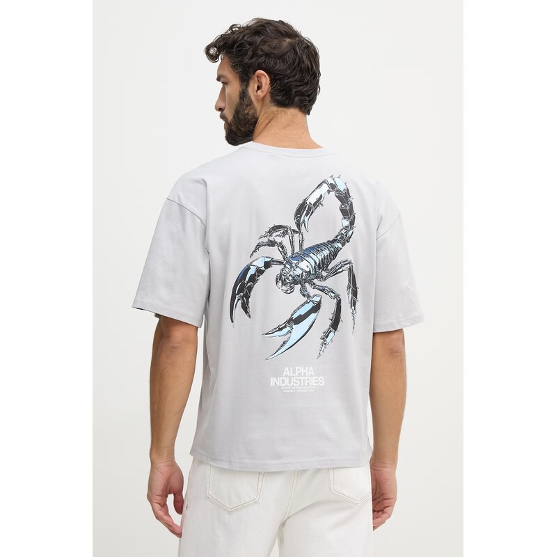 Bavlnené tričko Alpha Industries Scorpion Cyborg 67320494