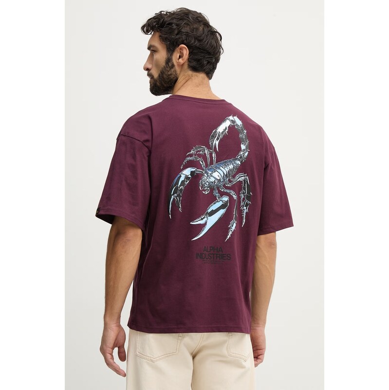 Bavlnené tričko Alpha Industries Scorpion Cyborg 67320493