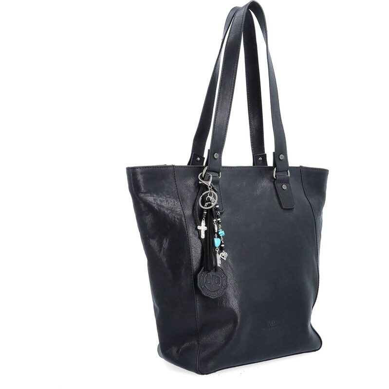 Kožená kabelka cez rameno Noelia Bolger čierna NB 3103 C 67327054