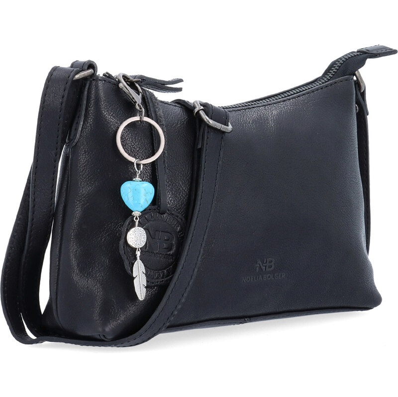 Kožená kabelka crossbody Noelia Bolger čierna NB 3101 C 67327058