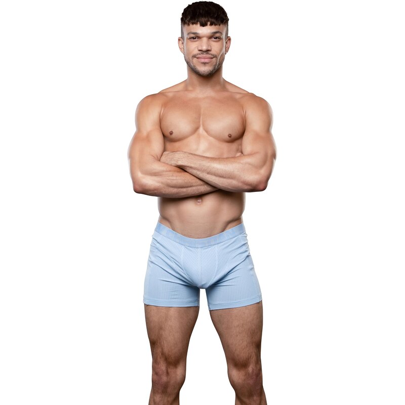 Pánske boxerky Andrew Christian modré MESH GYM (93636-PWBL) 66111910