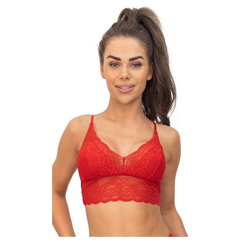 Donna Čipkovaná podprsenka 244 červená 67546967