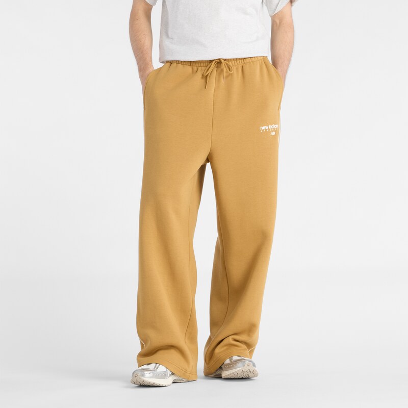 Pánske nohavice New Balance MB61M77EABG – oranžová 67328881