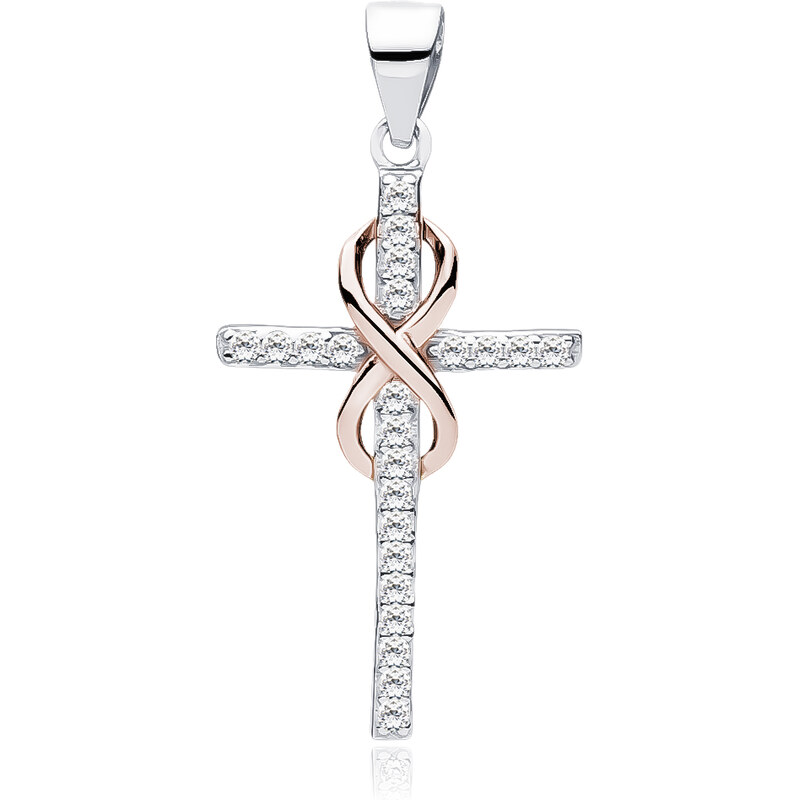 Olivie Strieborný prívesok KRÍŽIK a NEKONEČNO 9998 67522992