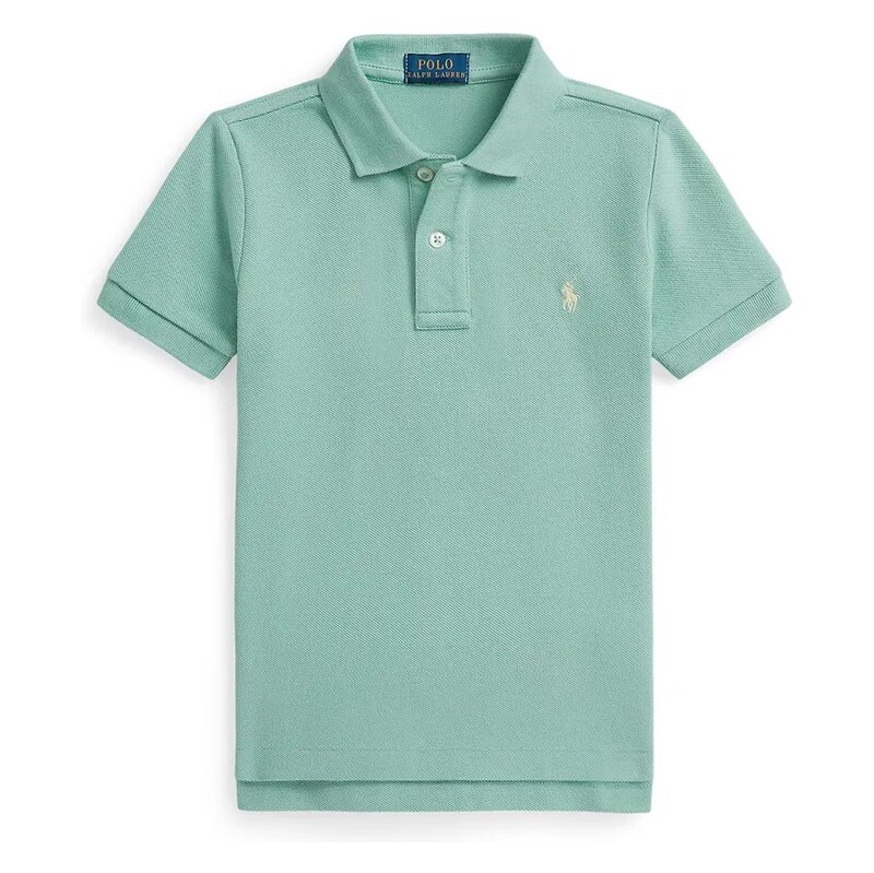 Detská bavlnená polokošeľa Polo Ralph Lauren 67340245