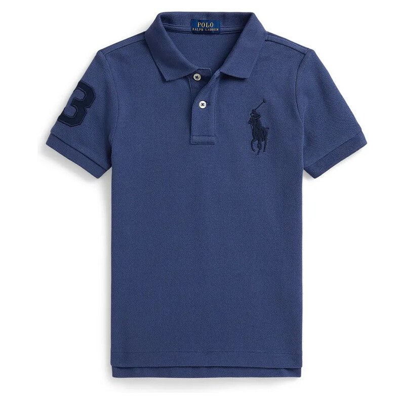 Detská bavlnená polokošeľa Polo Ralph Lauren 67340248