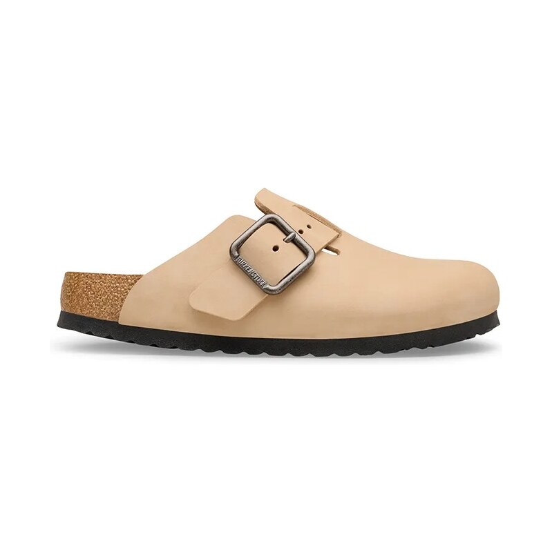 Nubukové šľapky Birkenstock Boston 67340074