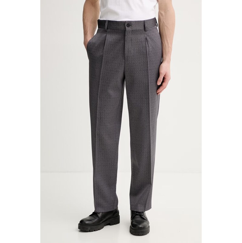 Nohavice s prímesou vlny HUGO Flips251X 67340096