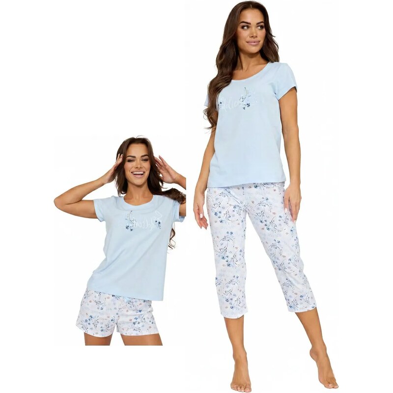 Dámske trojdielne pyžamo Cornette 466/344 Delicate 67328858