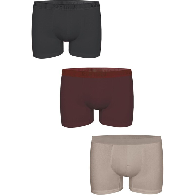 Pánske boxerky John Frank JF3BMODNA07 3 PACK 67671287