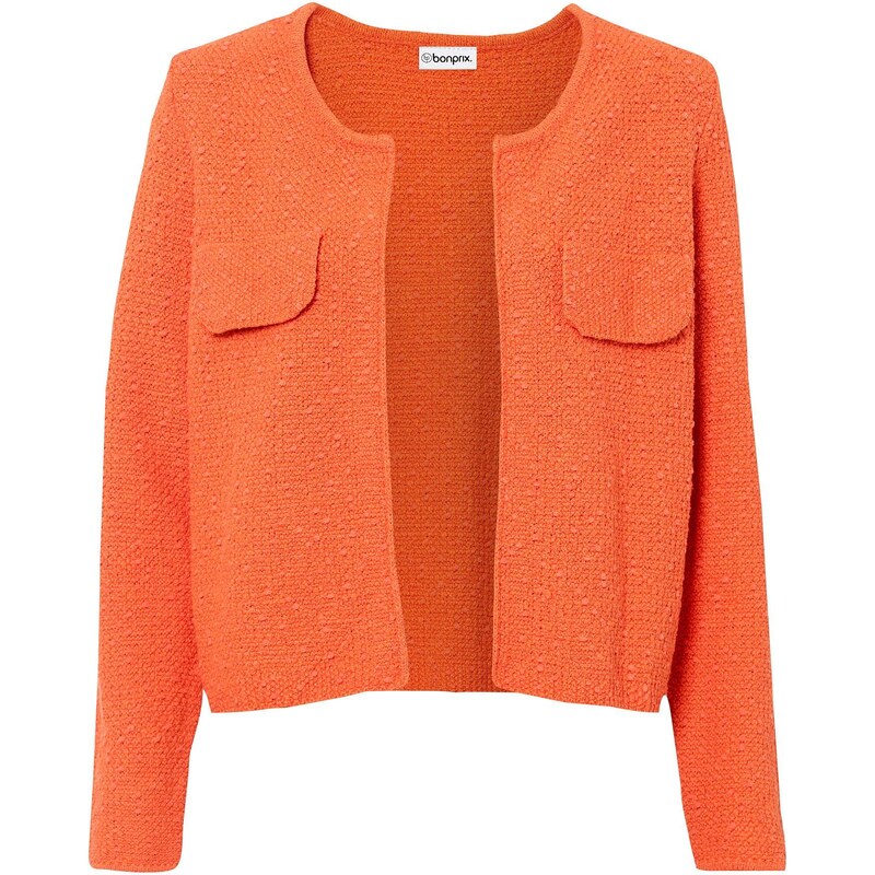 bonprix Hrubo pletený sveter, farba oranžová 49696808