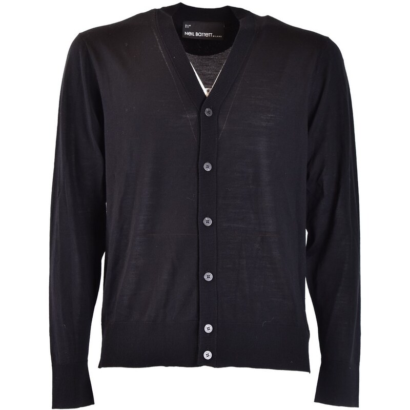 Čierny pánsky kardigan Neil Barrett 67330803