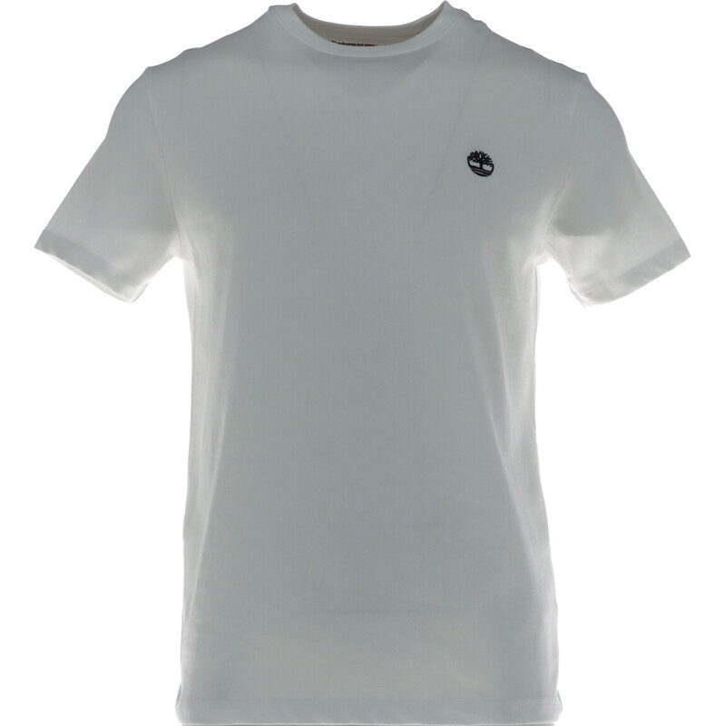 Biele tričko Timberland s krátkym rukávom 67330796