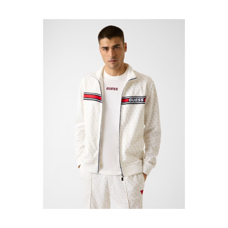 Guess korbin full zip tracksuit PURE WHITE 67330578
