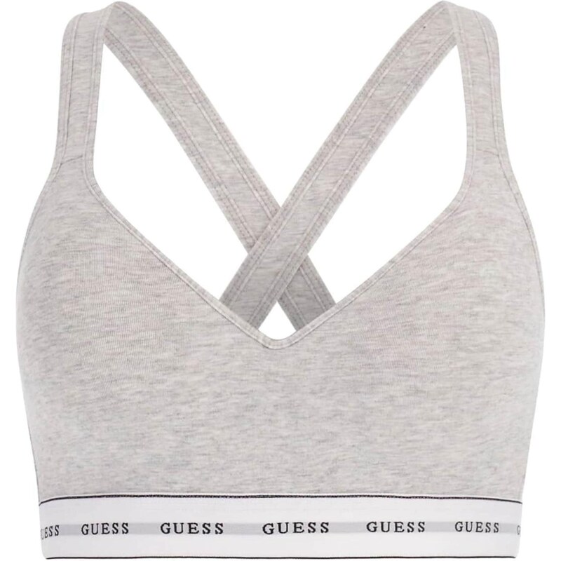 GUESS Podprsenka Carrie tmavomodrá / svetlosivá / biela 67334835