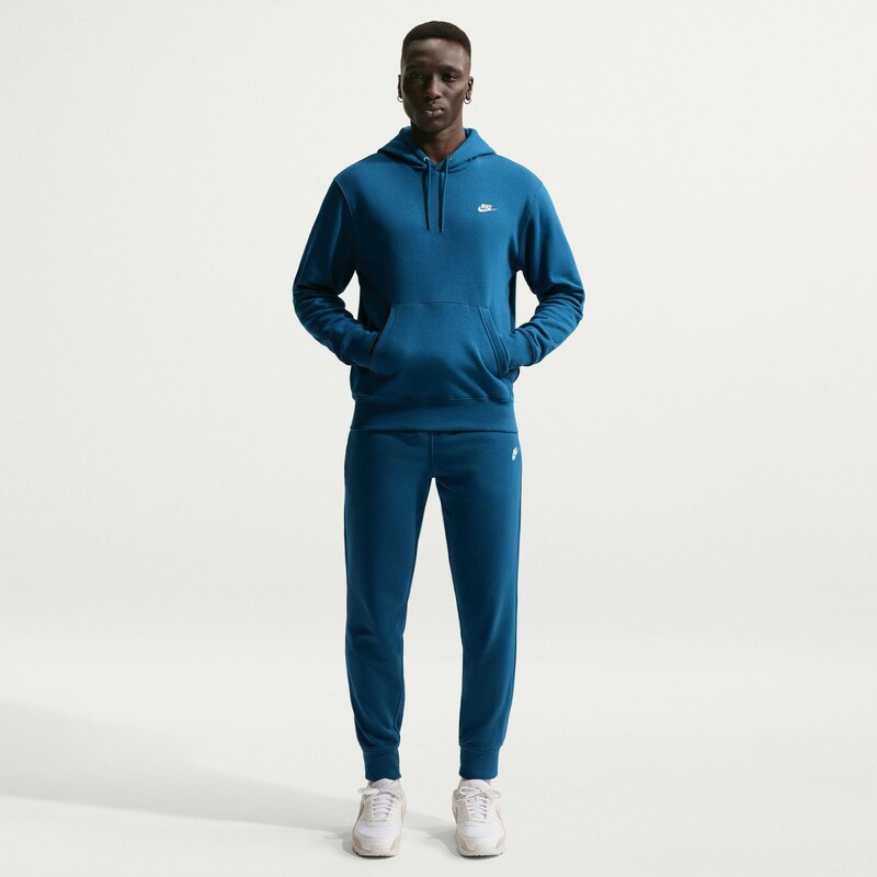 Nike Club Mens Pullover Fleece Hoodie COURT BLUE/COURT BLUE/LT KHAKI 67330531
