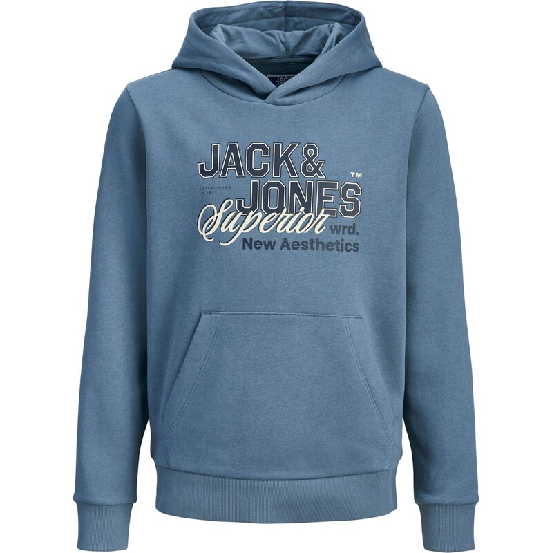 JACK & JONES MINI Mikina námornícka modrá / tmavomodrá / biela 67335025