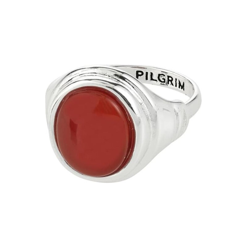 Pilgrim Prsteň Lyndon rubínová / strieborná 67335067