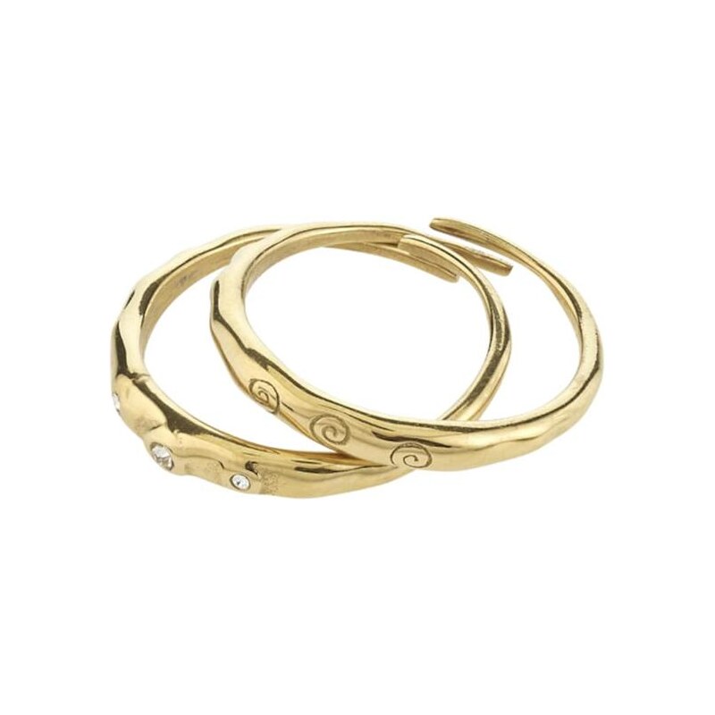 Pilgrim Prsteň Fire zlatá 67335069