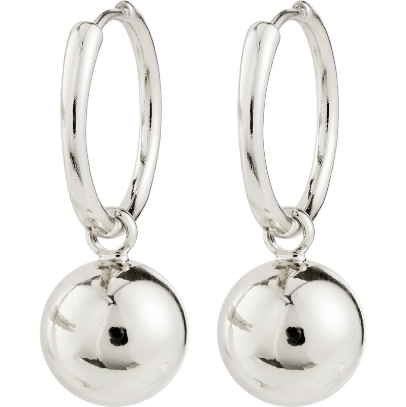 Pilgrim Náušnice Air strieborná 67335077