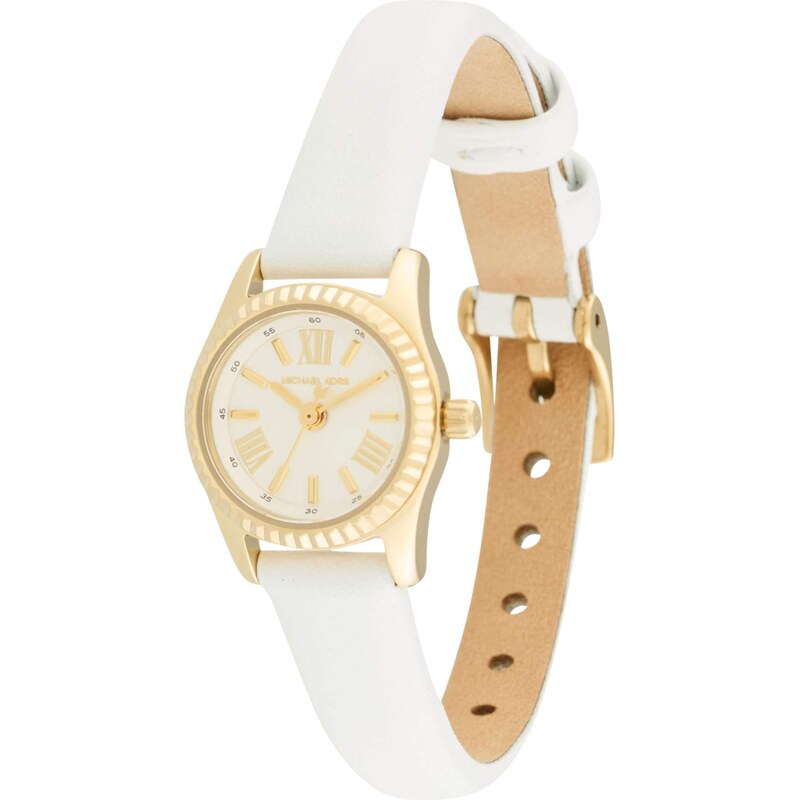 MICHAEL Michael Kors Analógové hodinky LEXINGTON zlatá / biela 67335202