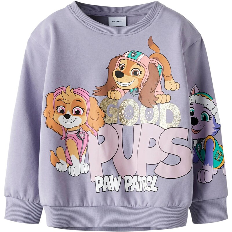 NAME IT Mikina svetlobéžová / hnedá / pastelovo fialová / biela 67335290