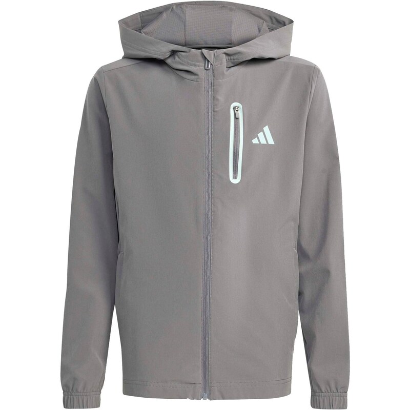 ADIDAS SPORTSWEAR Športová bunda dymovo šedá / mätová 67335293