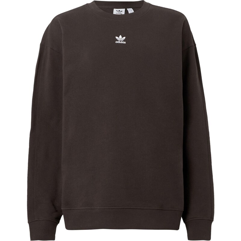 ADIDAS ORIGINALS Mikina Essentials tmavohnedá / biela 67335335